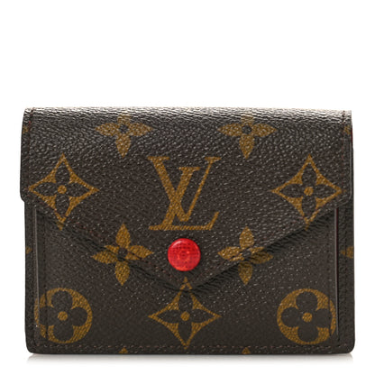 Louis Vuitton Monogram Compact Marie Wallet Rouge 1 of 9