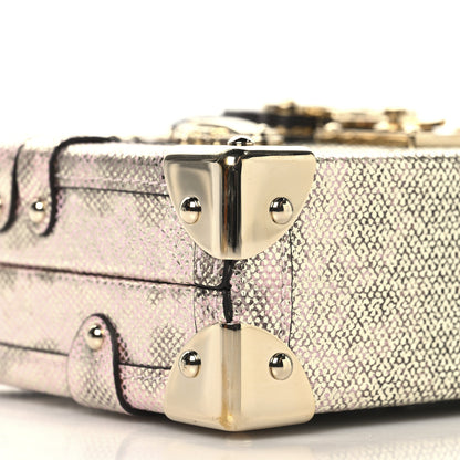 Louis Vuitton Lizard Petite Malle Silver 8 of 12