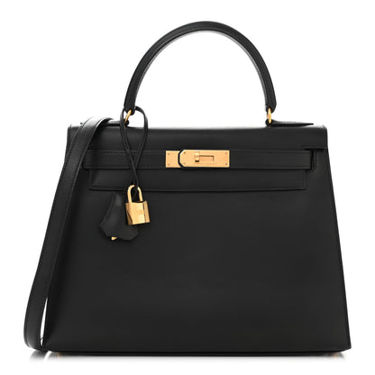 Hermes Box Kelly Sellier 28 Black 1 of 10