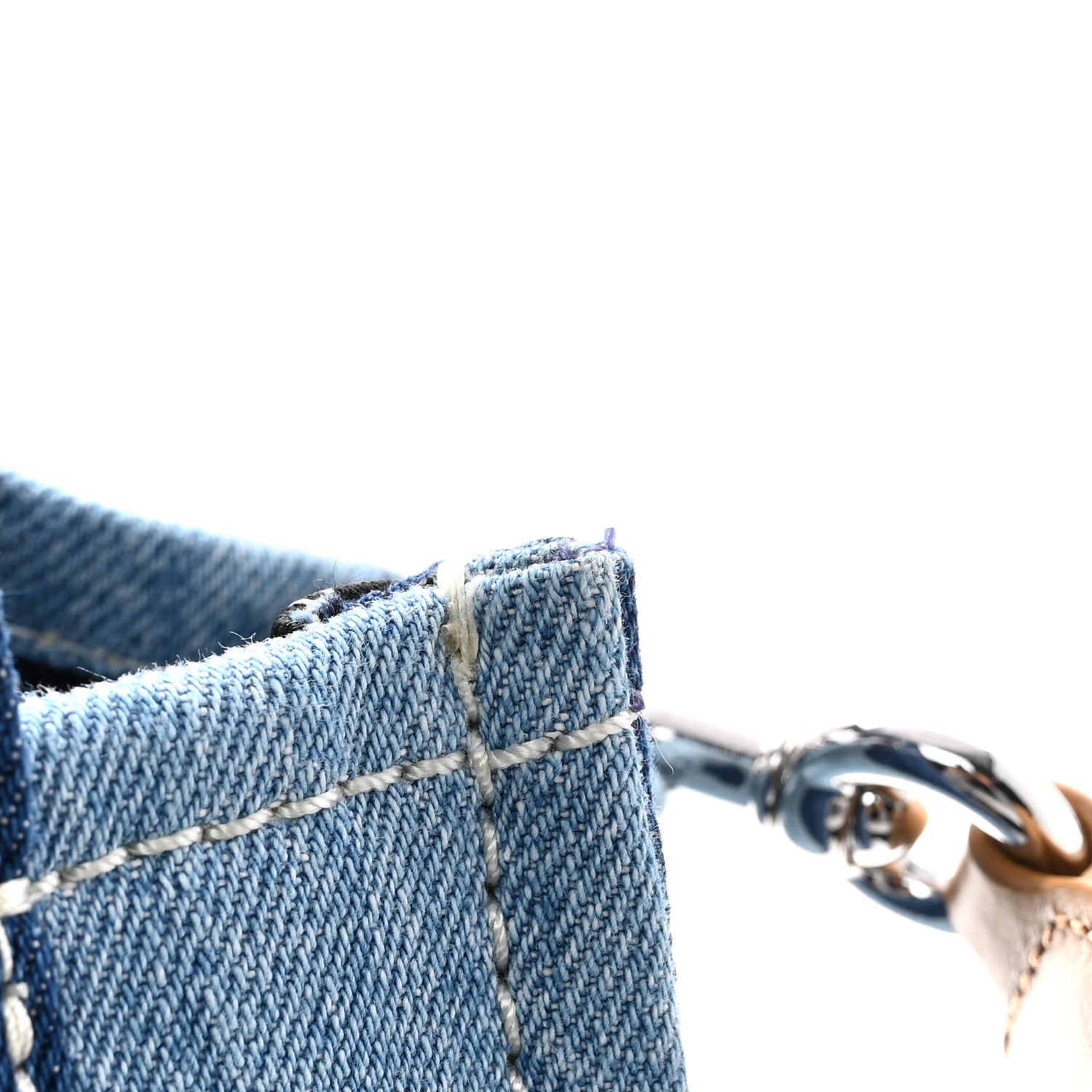 Marc Jacobs Denim Canvas Small Tote Bag Blue 11 of 12