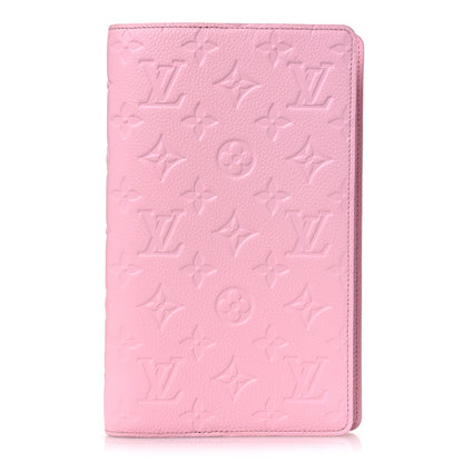 Louis Vuitton Empreinte Monogram Emily Notebook Cover MM Cotton Candy 1 of 7