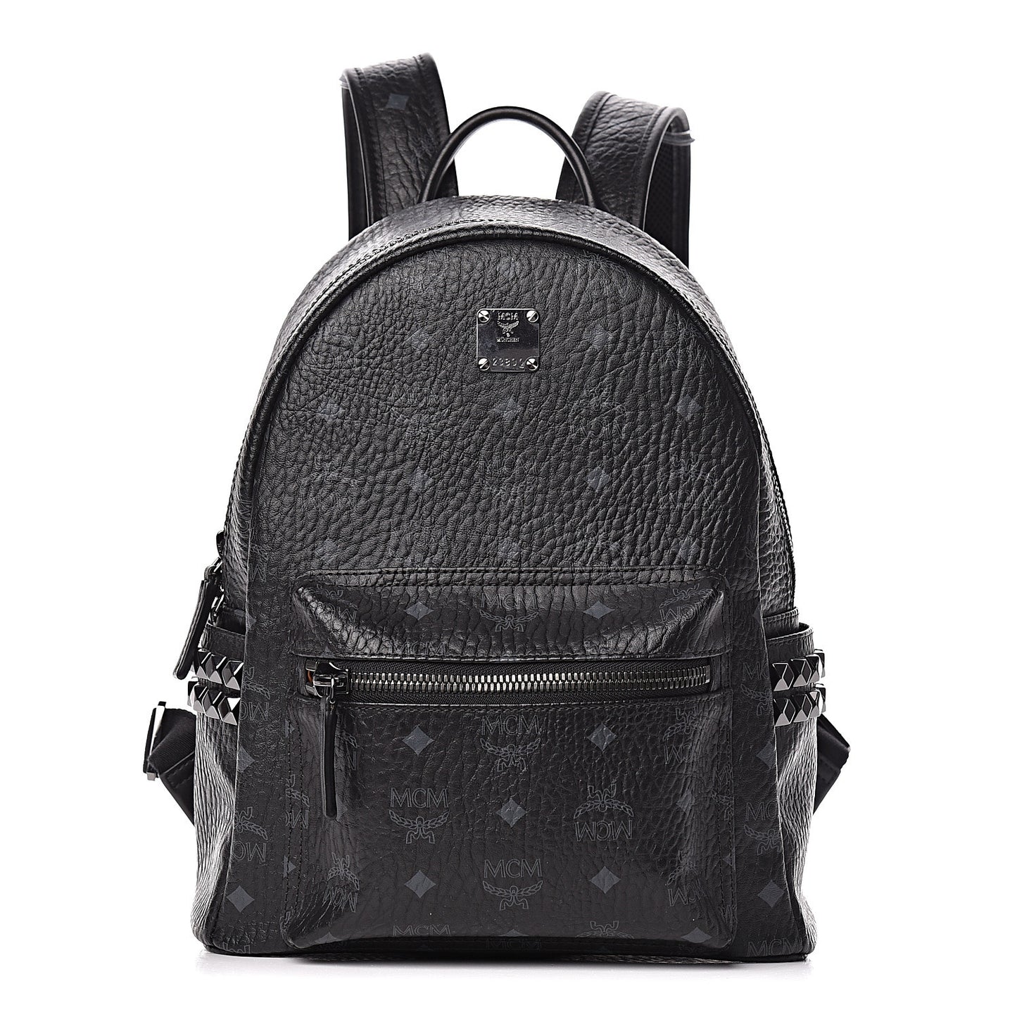 Visetos Small Side Stud Stark Backpack Black