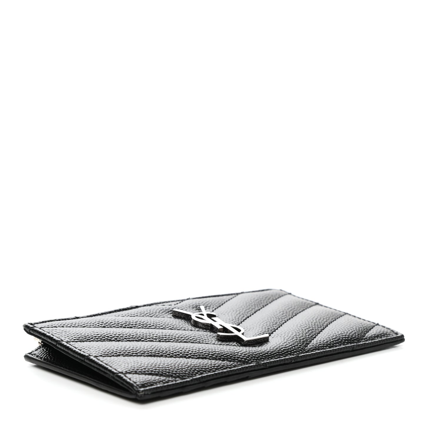 Monogram Grain de Poudre 5 Fragments Zip Pouch Card Holder Black