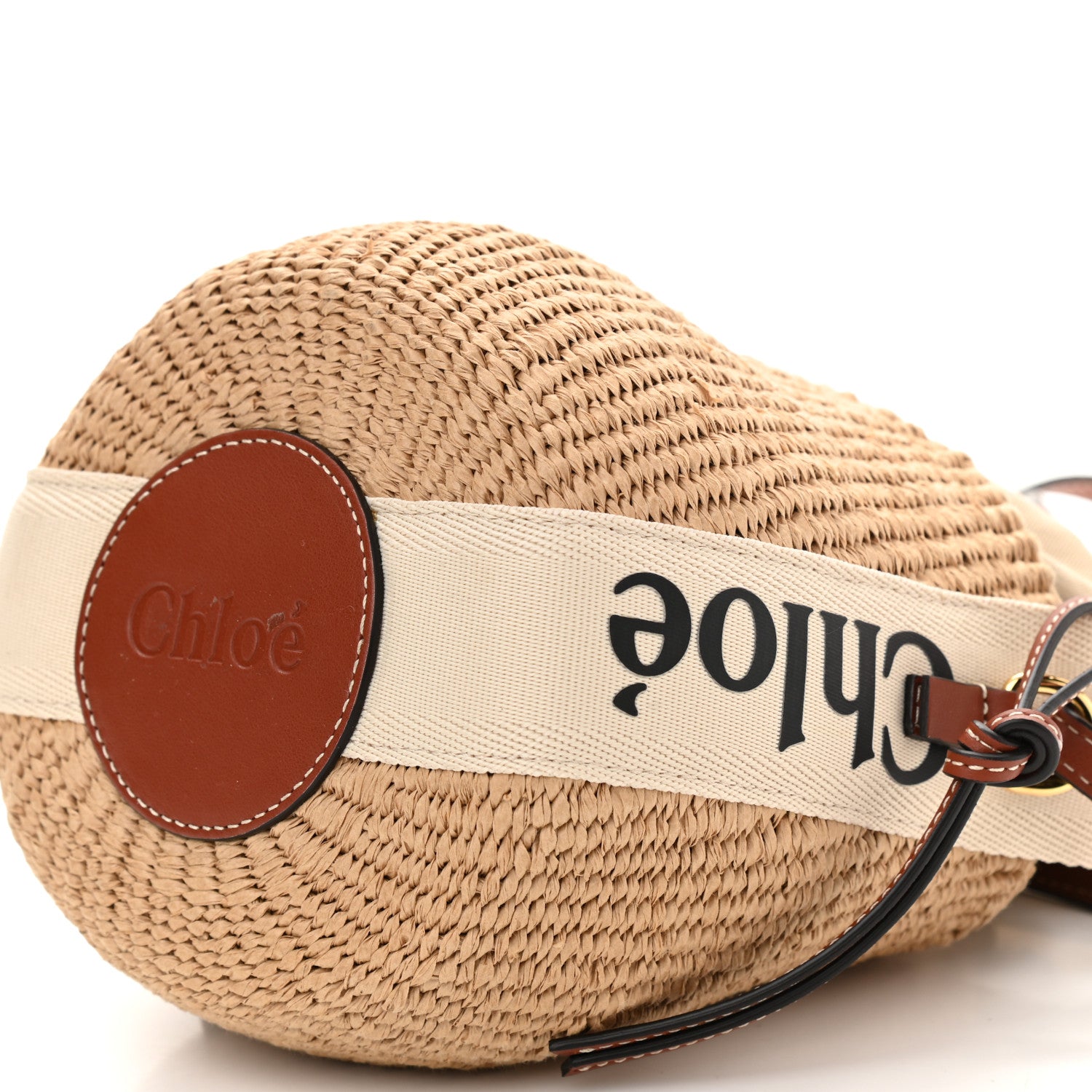 Chloe Natural Woven Fiber Small Woody Basket 10 of 11