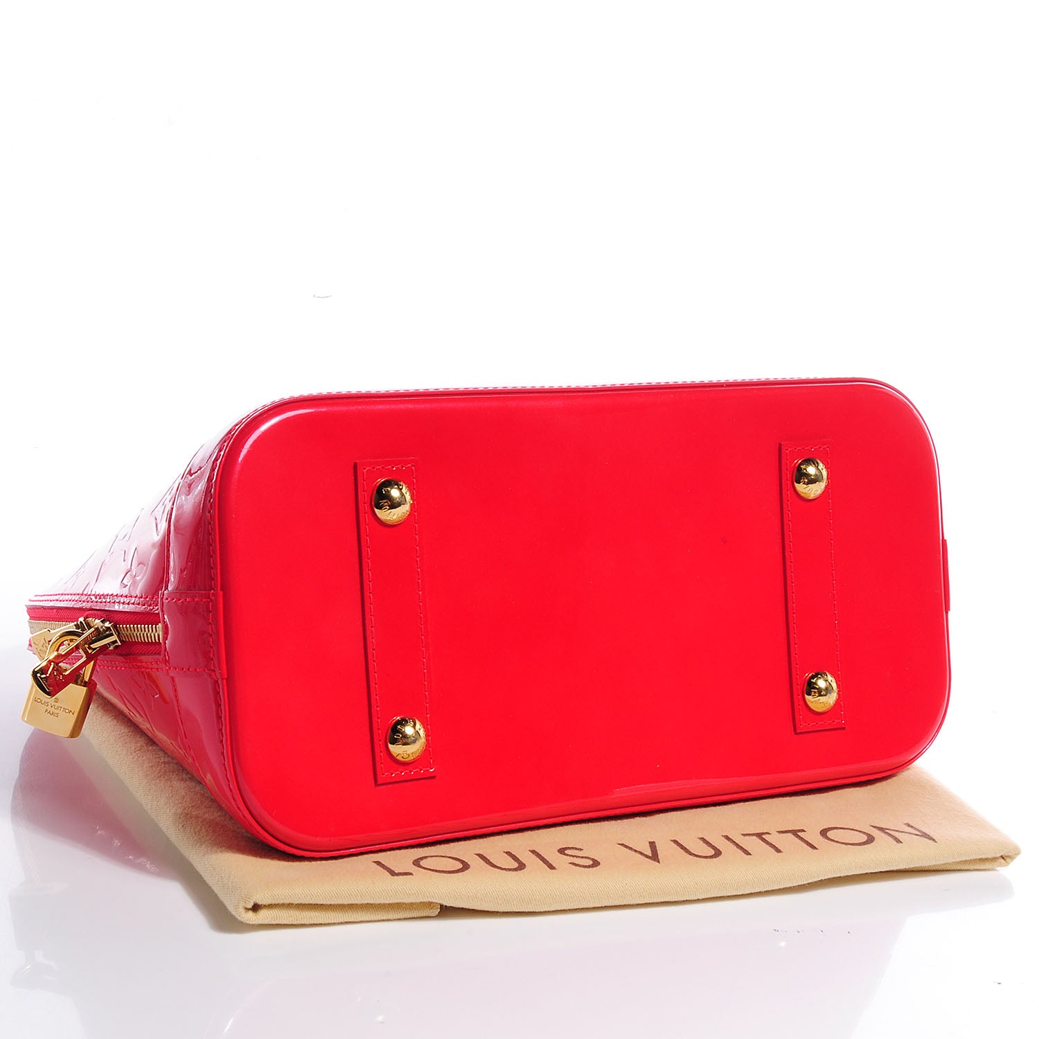 Louis Vuitton Vernis Alma PM Rouge Grenadine 4 of 7