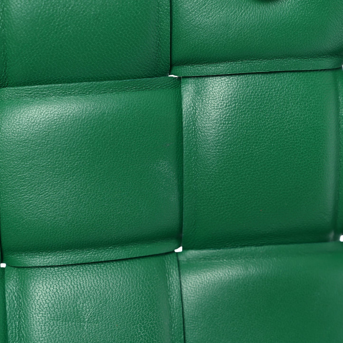 Nappa Maxi Intreccio Padded Cassette Crossbody Bag Racing Green