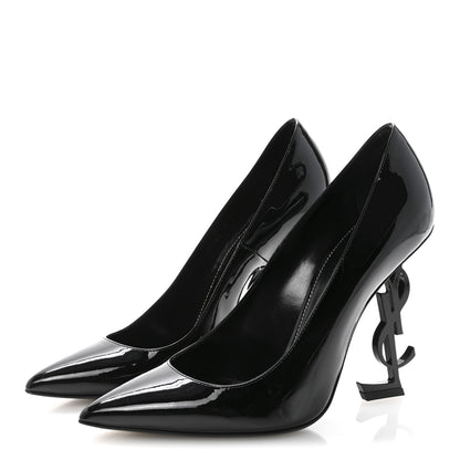 Saint Laurent Patent Opyum 110 Pumps 38 Black 4 of 10
