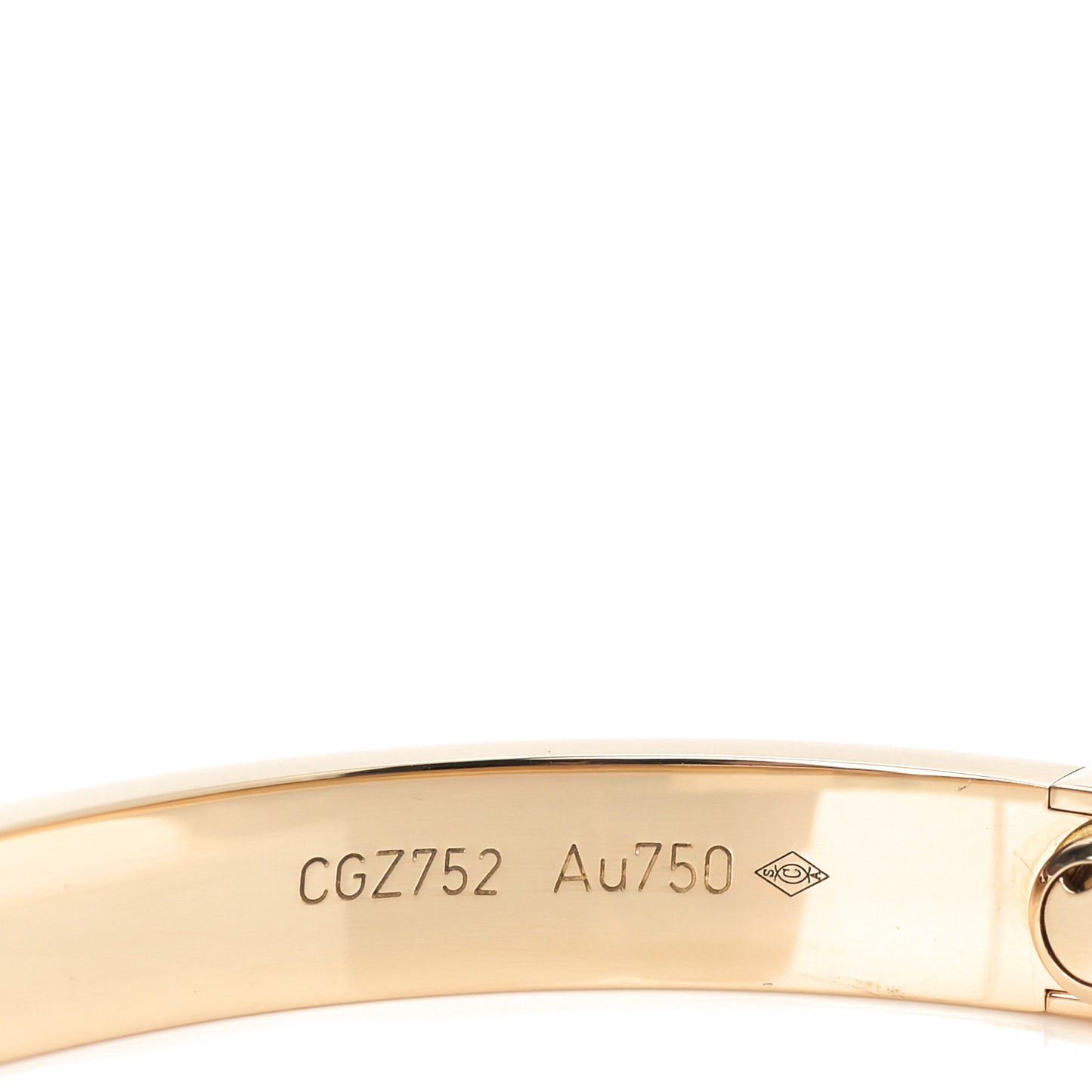 18K Yellow Gold LOVE Bracelet 17