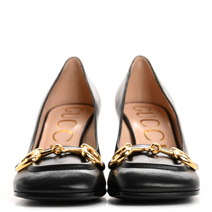 Gucci Malaga Kid Horsebit 75mm Pumps 37.5 Black 3 of 10