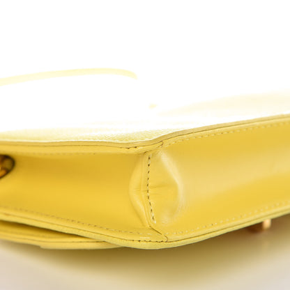 MCM Calfskin Chain Wallet Yellow 16 of 20