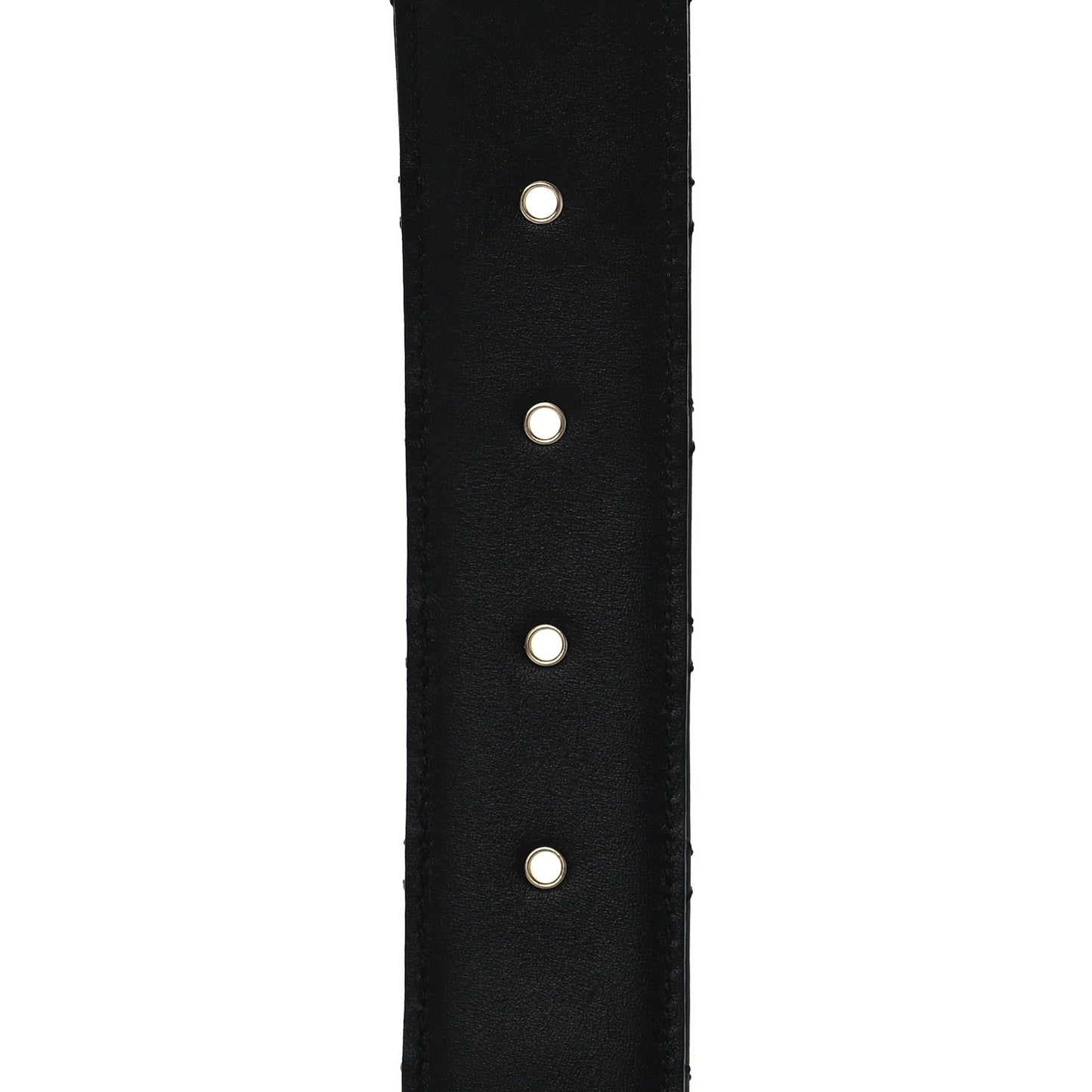 Calfskin Quilted CC Chain Belt 85 Black