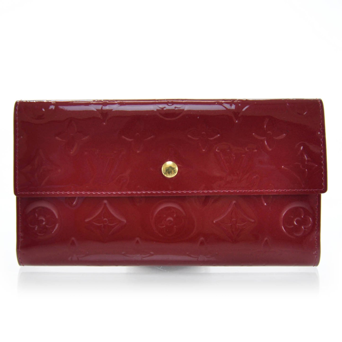 Vernis Porte Tresor International Wallet Pomme D'Amour