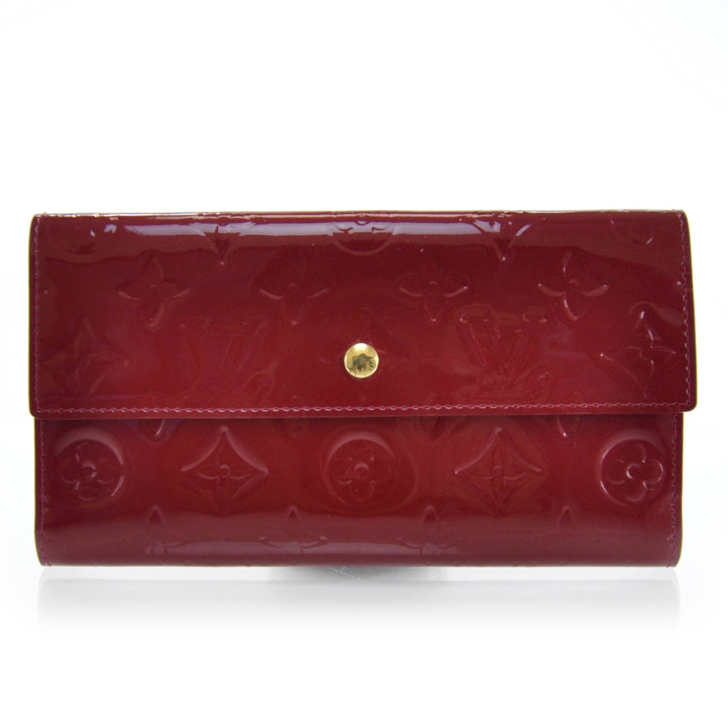 Louis Vuitton Vernis Porte Tresor International Wallet Pomme D'Amour 1 of 5