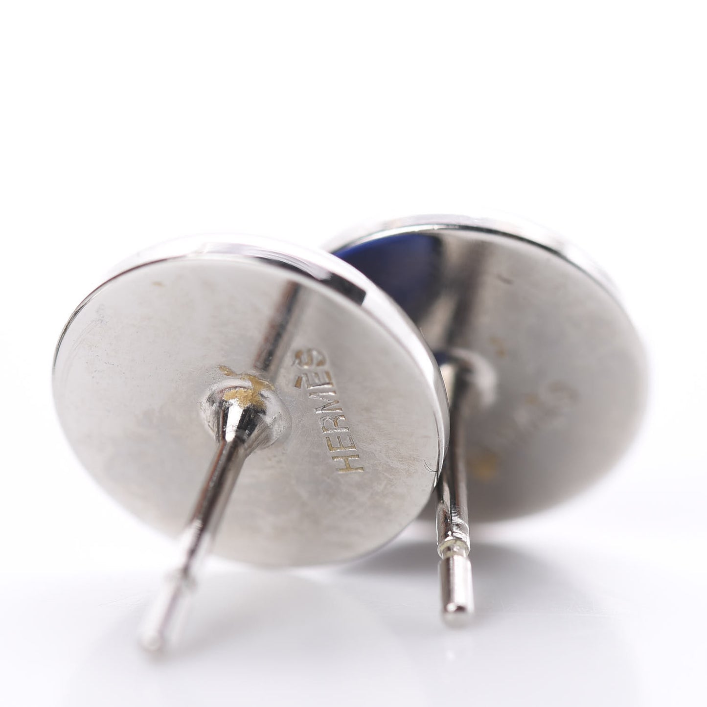 Enamel Eclipse Earrings Bleu Royal