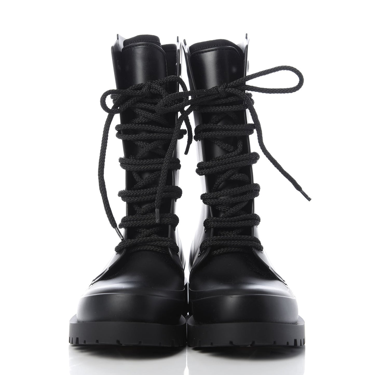 Rubber Diorcamp Low Boots 36 Black