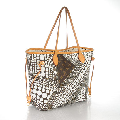 Louis Vuitton Monogram Kusama Waves Neverfull MM White 3 of 7