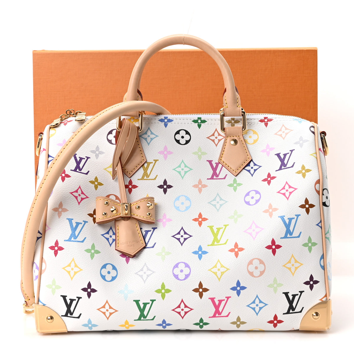 Louis Vuitton LV X TM Monogram Multicolor Speedy Soft 30 White 10 of 10