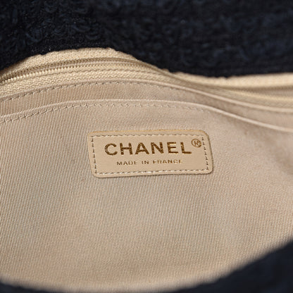 Chanel Tweed Quilted Small Flap Black 6 of 11