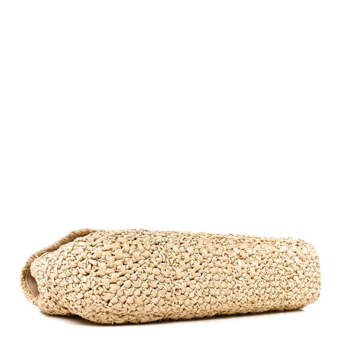 Raffia Monogram Medium Jamie Natural Avorio