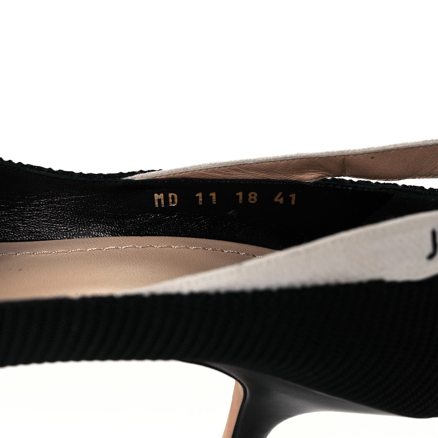 Technical Canvas J'Adior Ribbon Pumps 41 Black