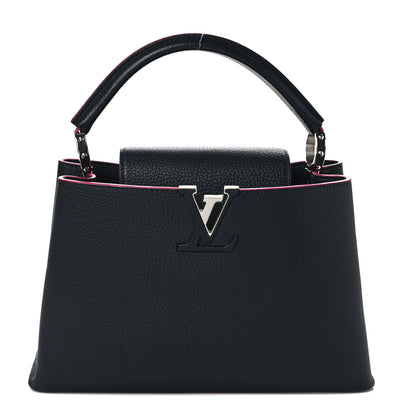 Louis Vuitton Taurillon Capucines PM Cobalt Fuchsia 1 of 7