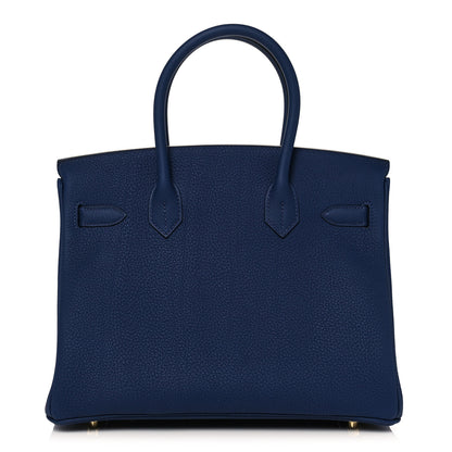 Hermes Togo Birkin 30 Bleu Saphir 4 of 35