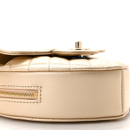 Chanel Metallic Lambskin Quilted CC In Love Heart Bag Gold 9 of 11