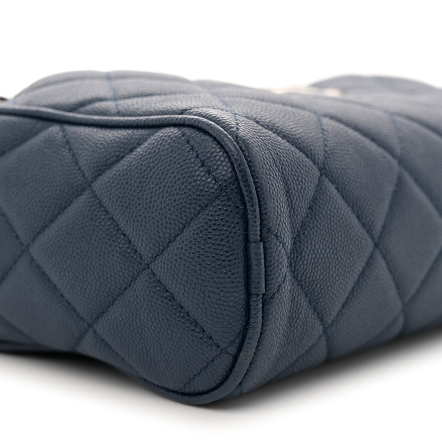 Chanel Caviar Quilted Large In & Out Camera Case Navy 11 of 12