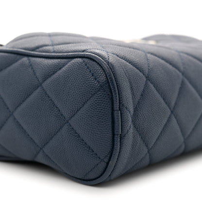 Chanel Caviar Quilted Large In & Out Camera Case Navy 11 of 12