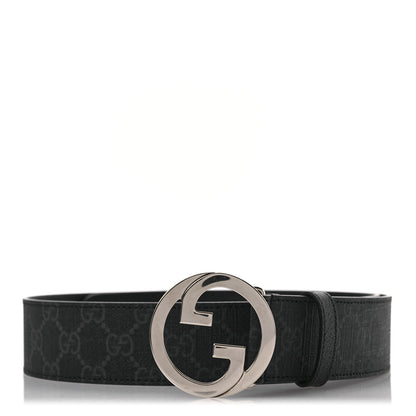Gucci GG Supreme Monogram Blondie 40mm Belt  90 36 Black 1 of 4
