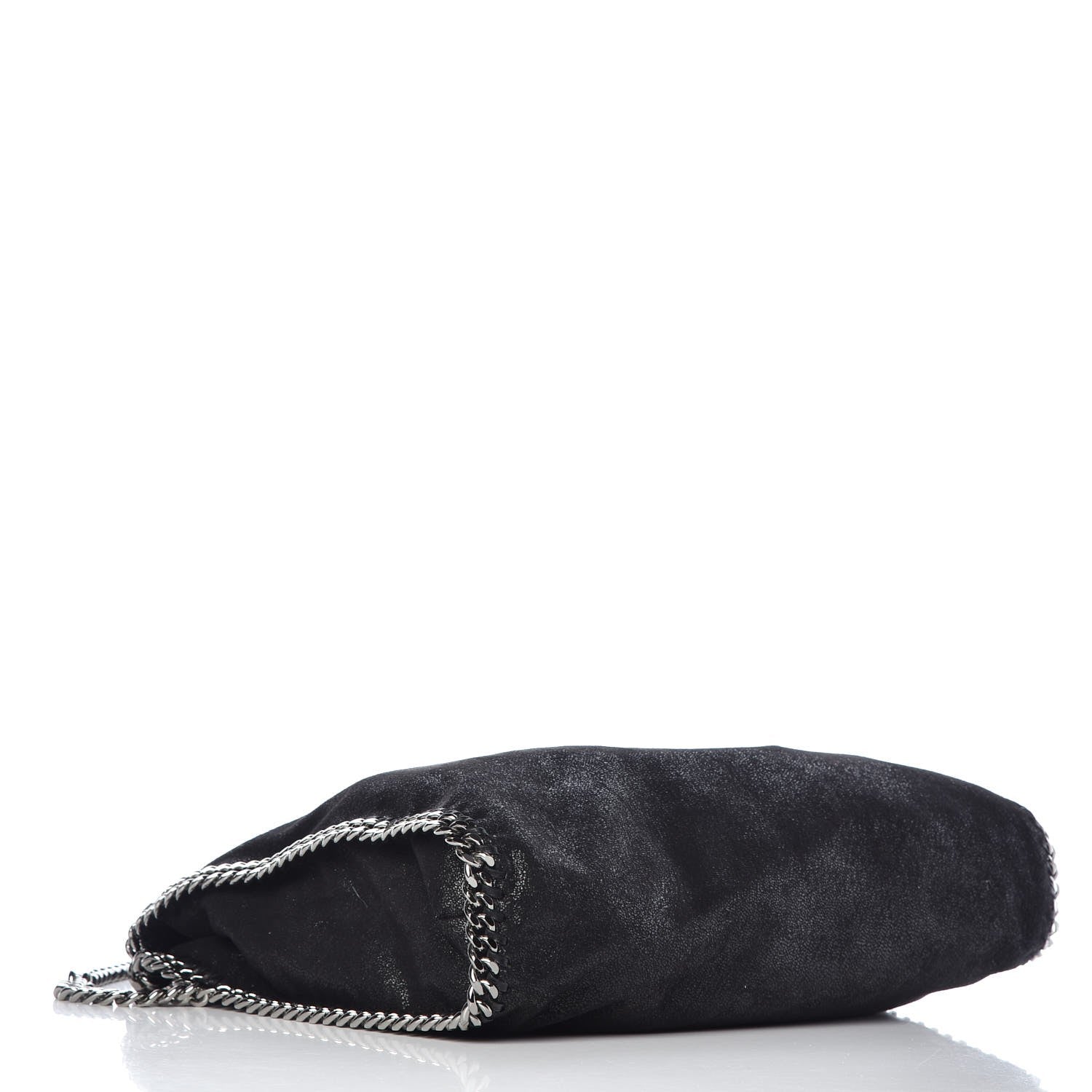 Stella McCartney Shaggy Deer Falabella Fold Over Tote Black 5 of 8