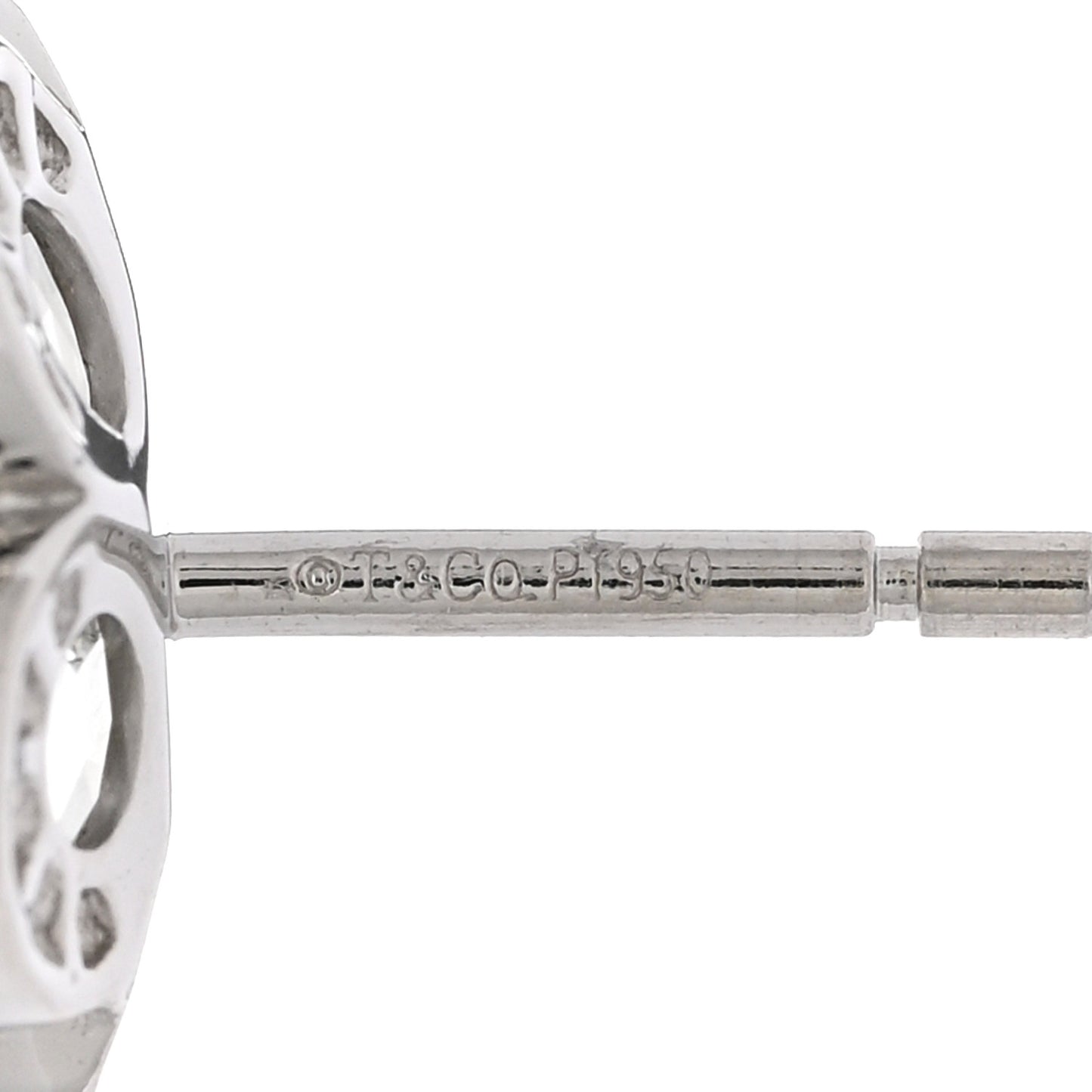 Platinum Diamond Enchant Flower Stud Earrings