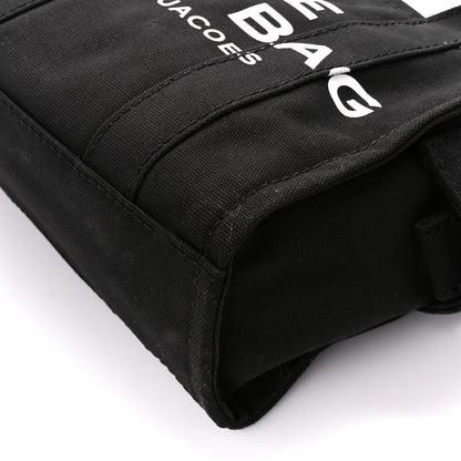 Marc Jacobs Cotton Canvas Small The Tote Bag Black 9 of 10