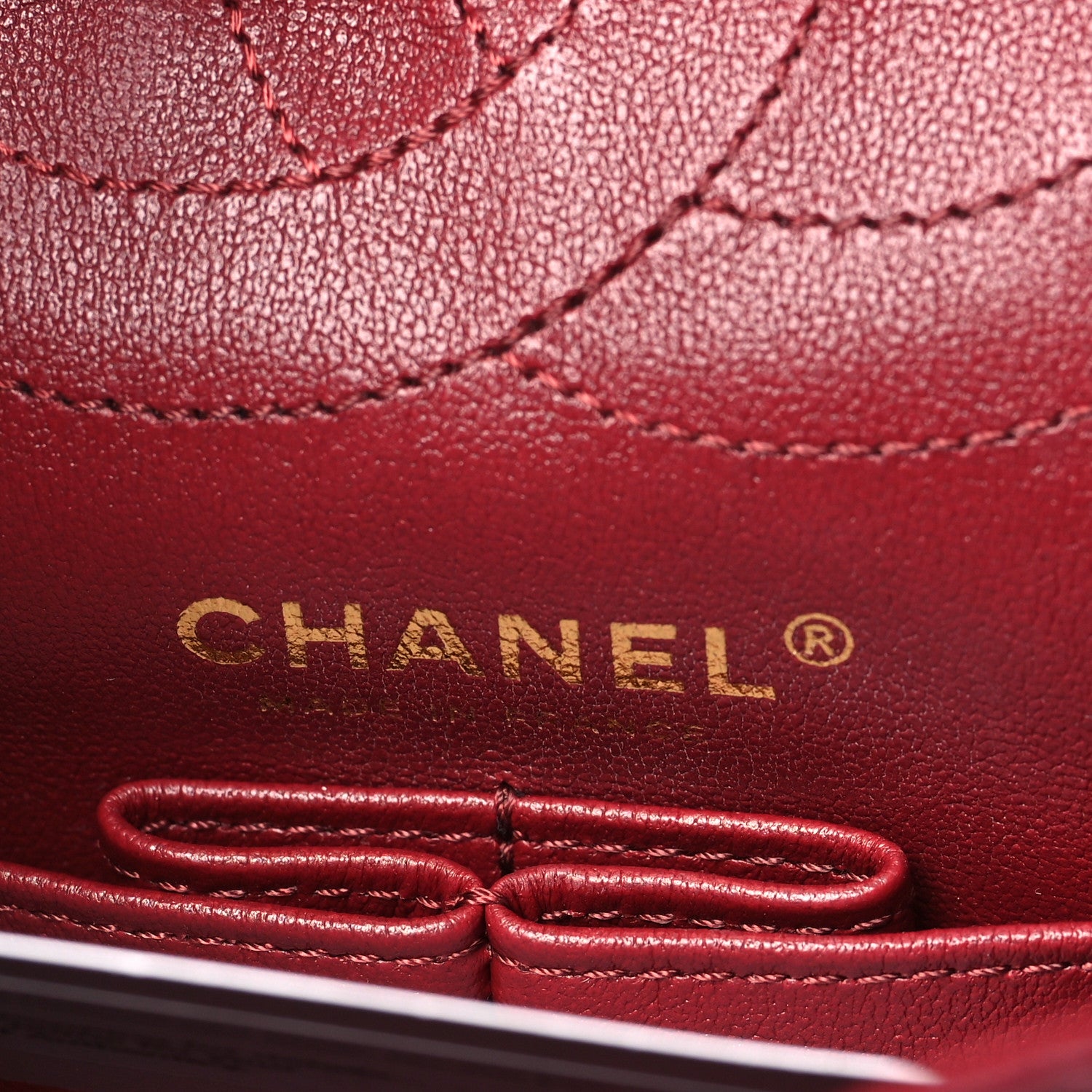 Chanel Lambskin Quilted Crush 2.55 Reissue 225 Flap Dark Burgundy 7 of 12