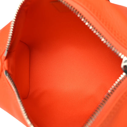 Louis Vuitton Grained Calfskin Aerogram Keepall XS Orange 5 of 8