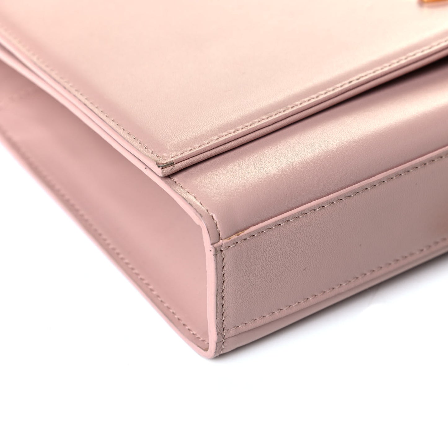 Smooth Calfskin Medium Classic Monogram Kate Tassel Satchel Pink