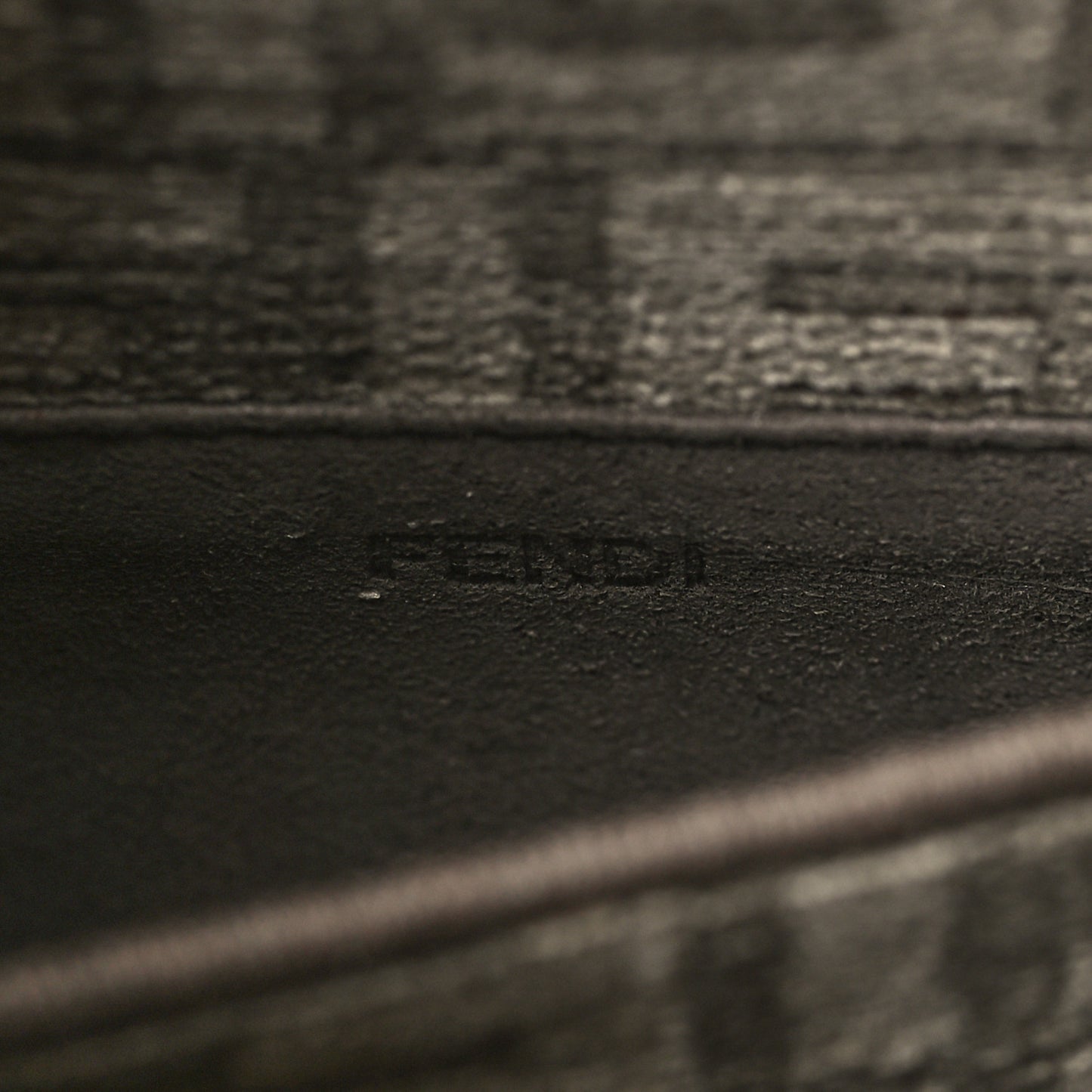 Chenille Suede Metal FF Small Peekaboo I SEE U Satchel Tortora Nuvola