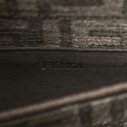 Fendi Chenille Suede Metal FF Small Peekaboo I SEE U Satchel Tortora Nuvola 6 of 11