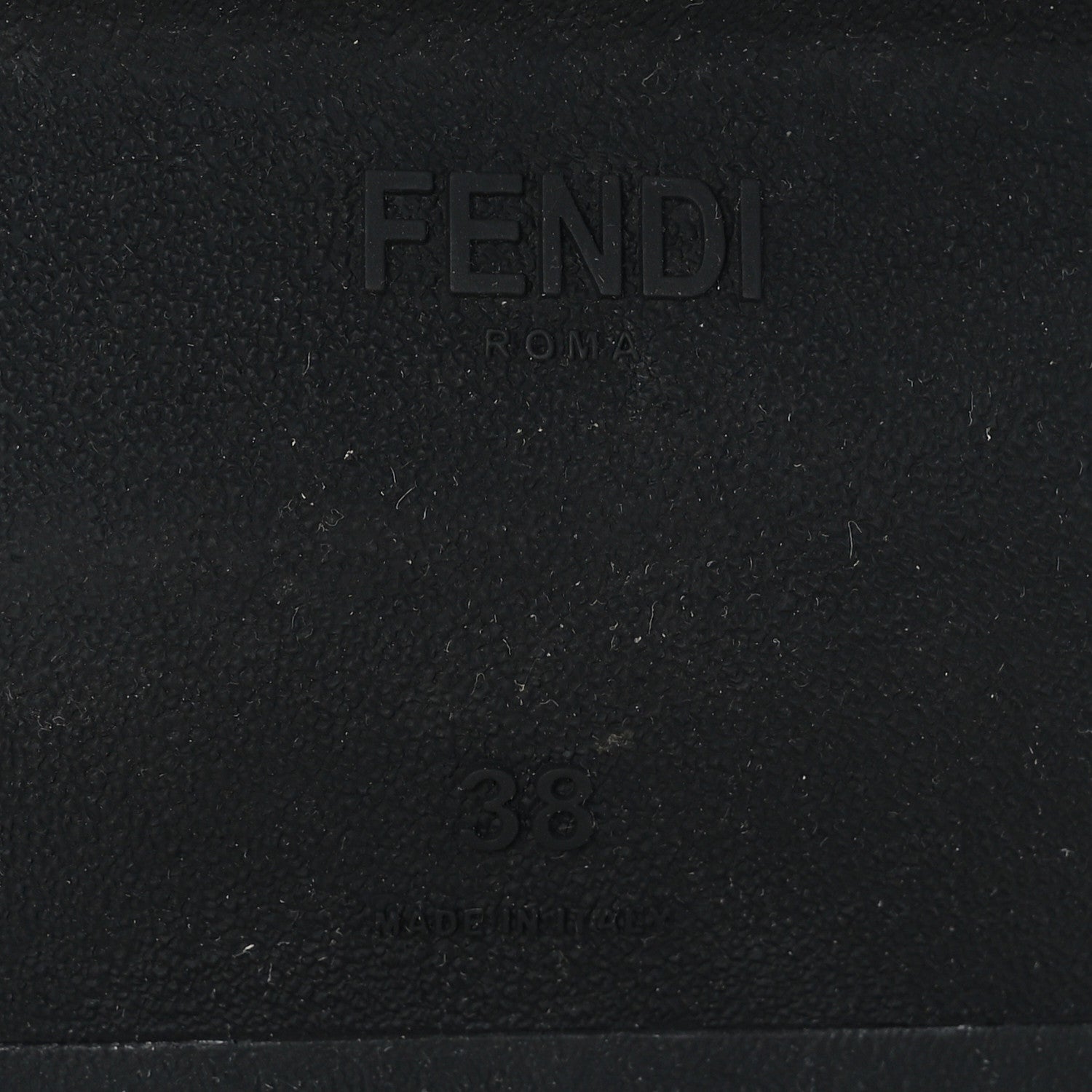 Fendi Stretch Knit Jacquard FF Lace-Up Sock Sneakers 38 Tobacco Black 6 of 6