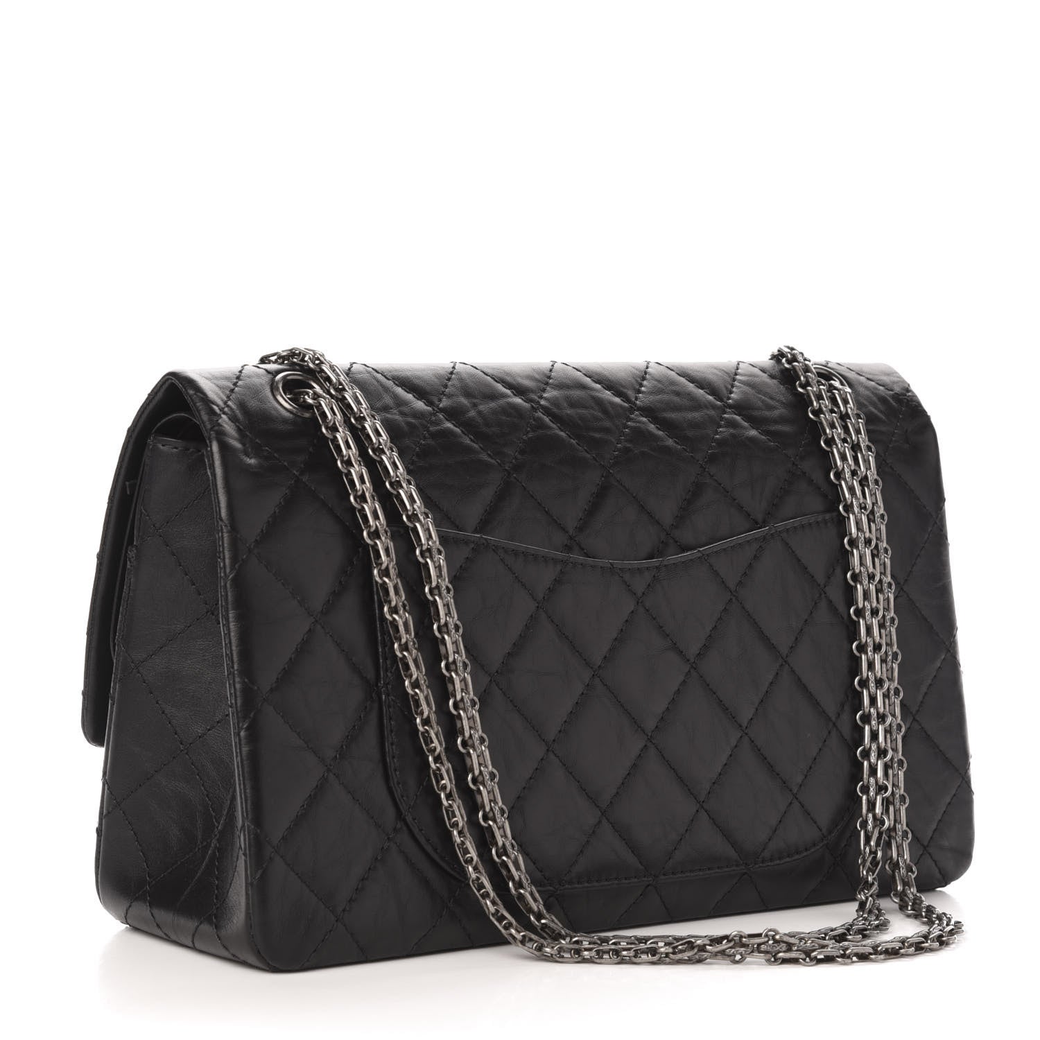 Chanel Aged Calfskin Quilted 2.55 Reissue 227 Flap Black 3 of 10