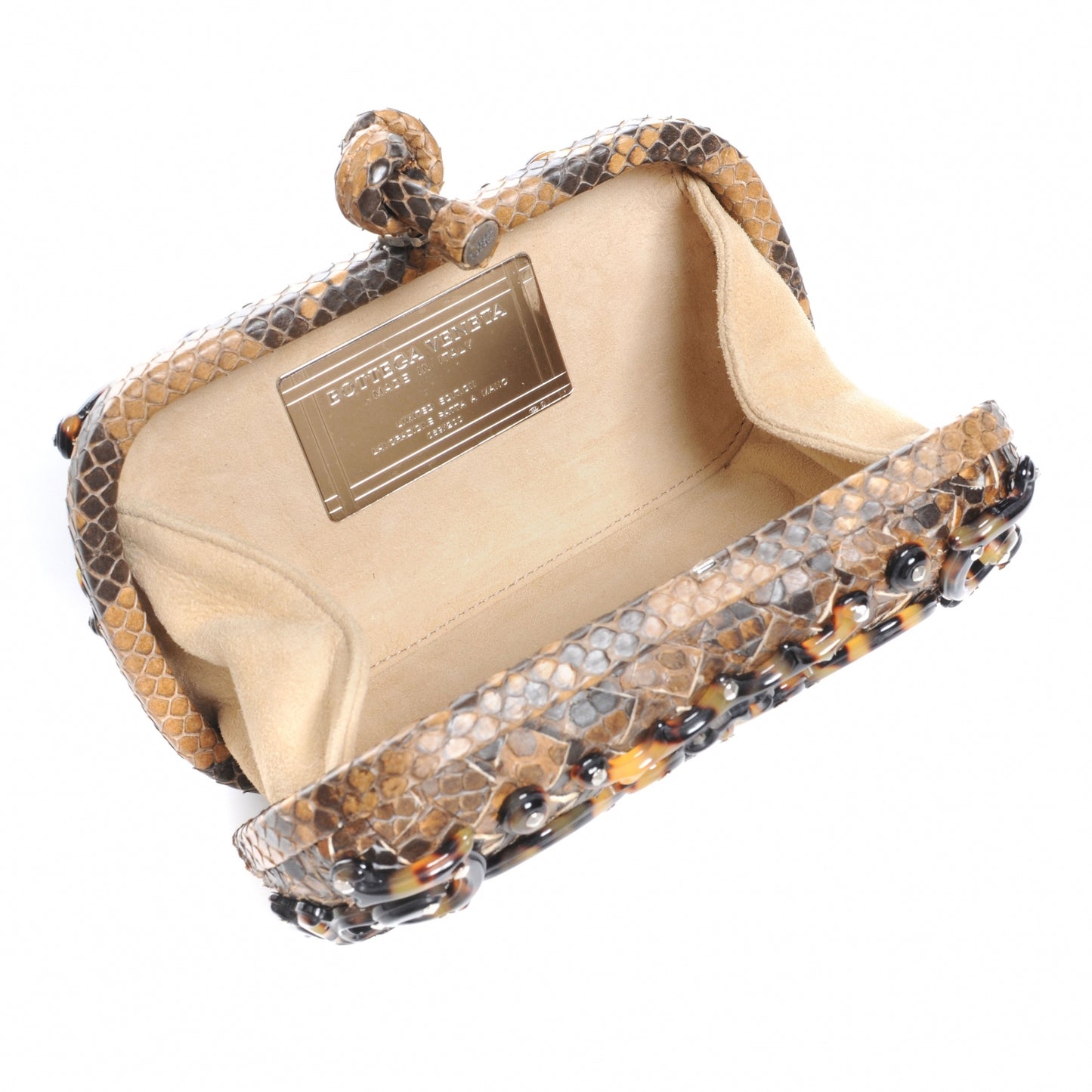 Python Tortoise Knot Clutch