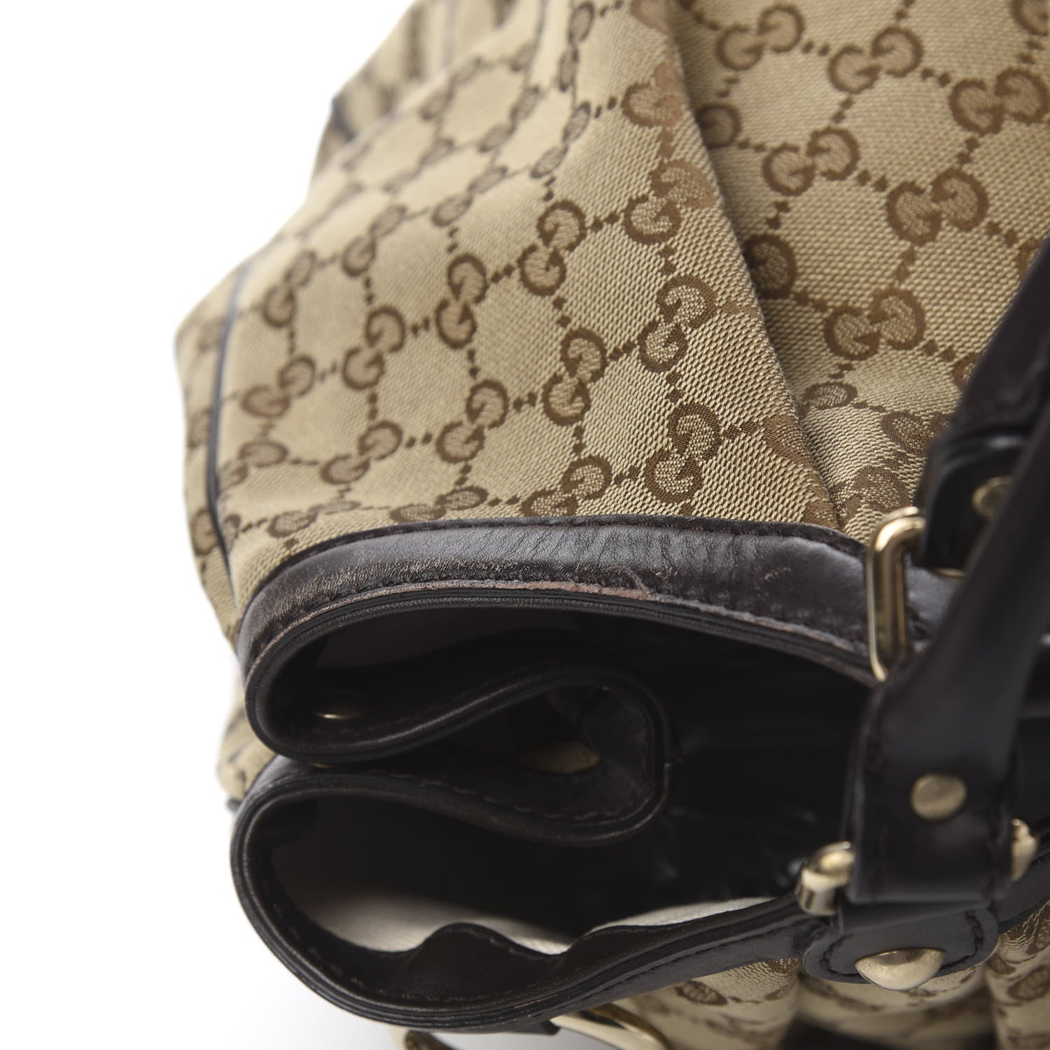Gucci Monogram Large Sukey Tote Dark Brown 15 of 17