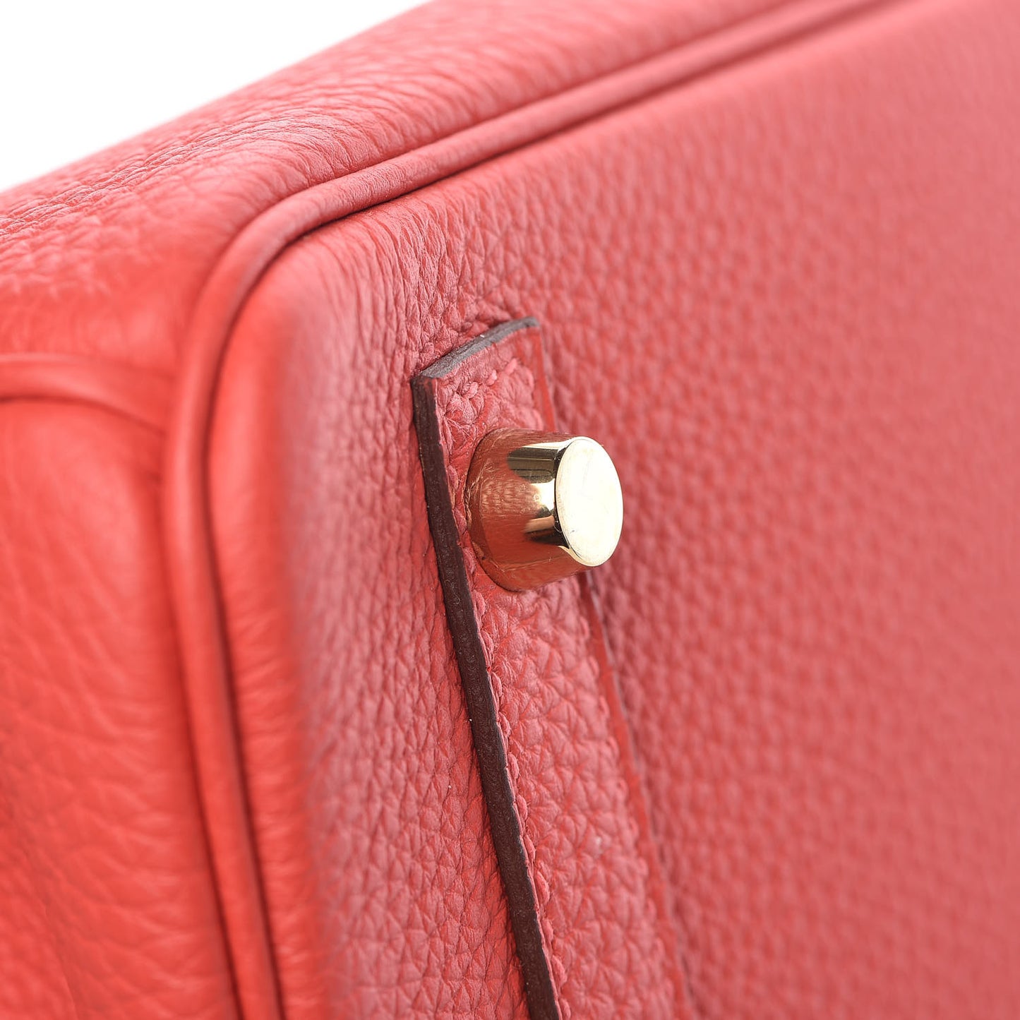 Togo Birkin 30 Rouge Pivoine