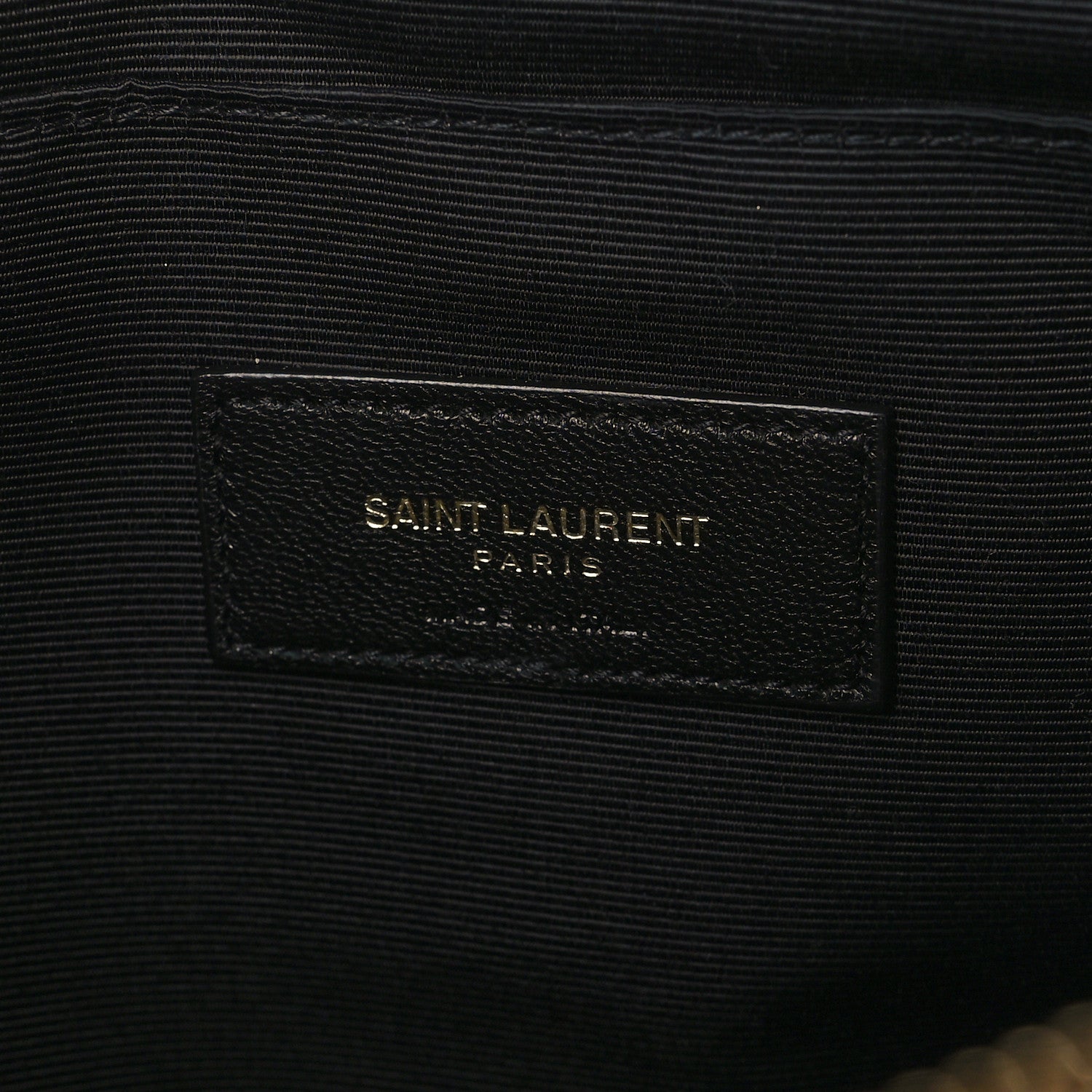 Saint Laurent Calfskin Matelasse Monogram Cassandre Tablet Pouch Black 6 of 7