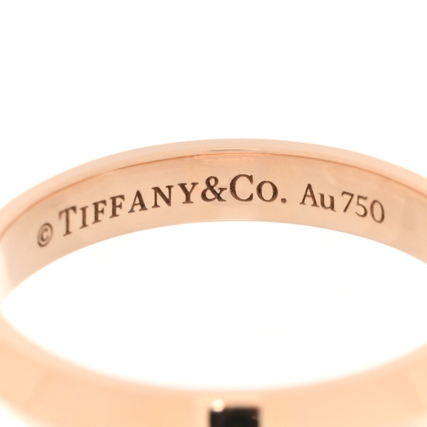 18K Rose Gold Nesting Narrow Band Ring 50 5.25