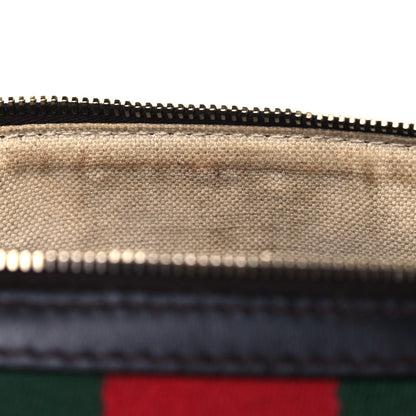 Gucci Monogram Vintage Web Medium Boston Dark Brown 13 of 21