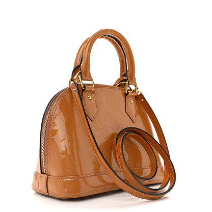 Louis Vuitton Vernis Alma BB Rose Velours 3 of 14