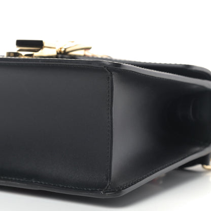 Gucci Calfskin Mini Sylvie Top Handle Bag Black 7 of 10