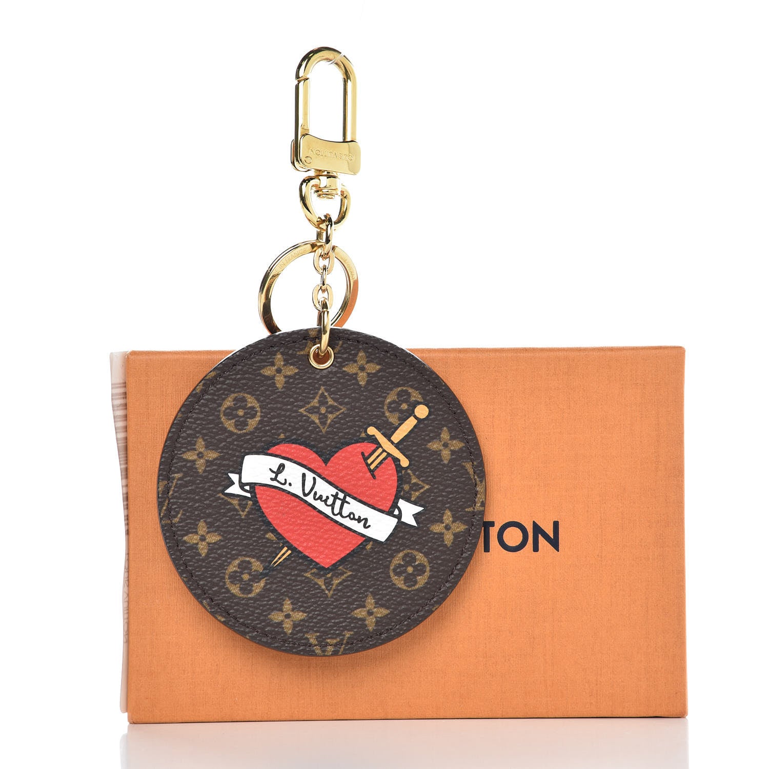 Louis Vuitton Monogram Stories Bag Charm Key Holder 3 of 3