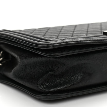 Chanel Caviar Quilted New Medium Boy Flap Black 9 of 11